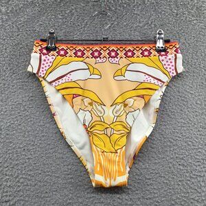 River‎ Island High Waist Bikini Bottoms Orange 4